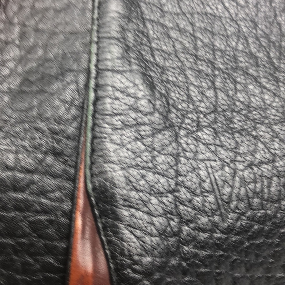 Vintage Valentina pebbled leather shoulder bag - Picture 6 of 16